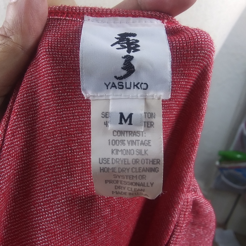 ONE OF A KIND Yasuko Vintage Silk Kimono T-shirt - Picture 5 of 7